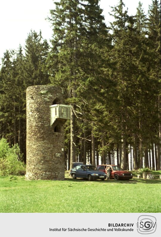 Der Hirschturm bei Dippoldiswalde-Naundorf.