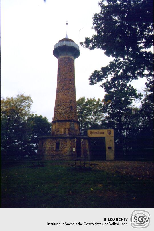 Der Heimatturm auf dem Töpelsberg bei Colditz-Terpitzsch.