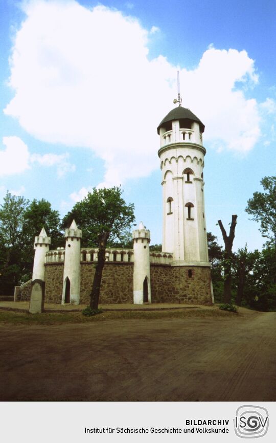 Die Bismarckwarte, heute Friedensturm, in Weinböhla.