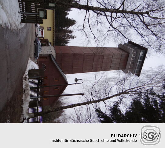 Der König-Albert-Turm auf dem Spiegelwald bei Grünhain-Beierfeld.