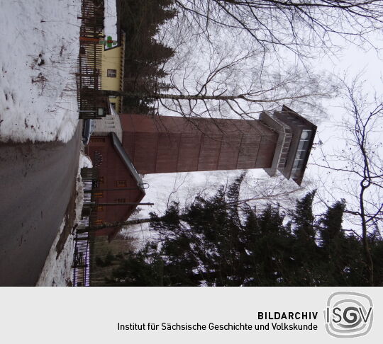 Der König-Albert-Turm auf dem Spiegelwald bei Grünhain-Beierfeld.