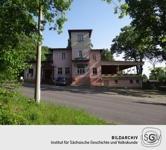 Die Gaststätte auf der Alberthöhe am Windberg in Zwickau-Marienthal.