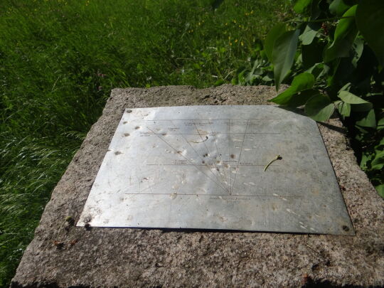 Informationstafel zur Aussicht am Aussichtsturm Zum Fernblick in Zwickau-Marienthal, der bis 2019 stand.