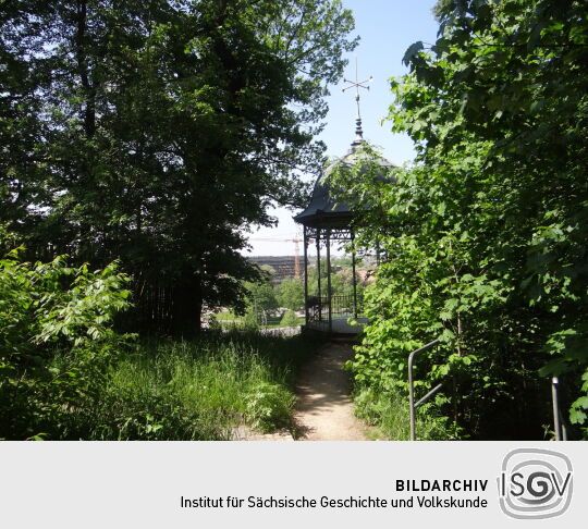 Die Muldenwarte am Knappengrund in Zwickau.