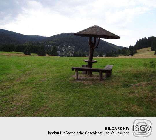 Aussichtspunkt im Erzgebirge.