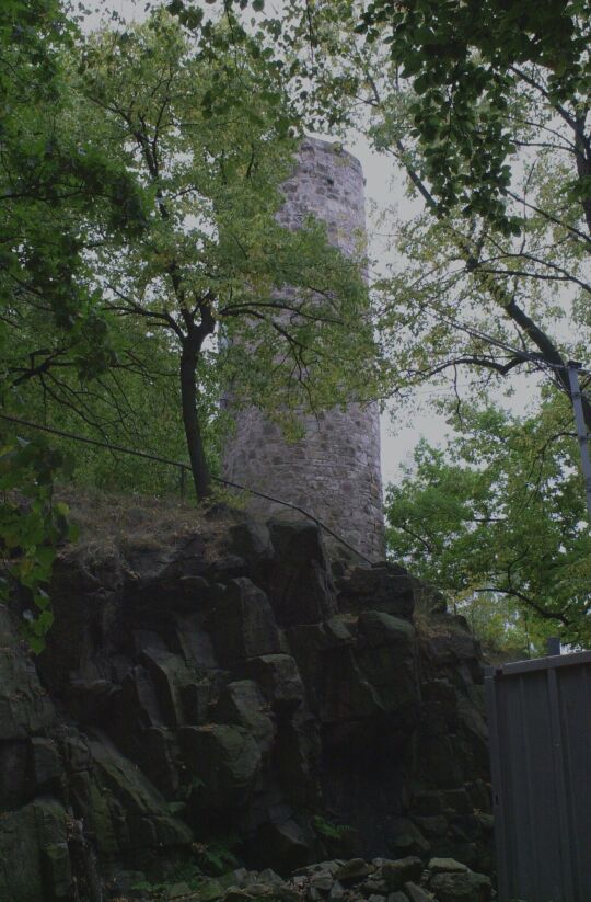 Der Aussichtsturm auf dem Borberg in Kirchberg.