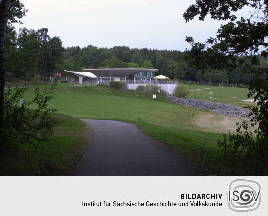 Das Restaurant Panorama an der Talsperre Pöhl.