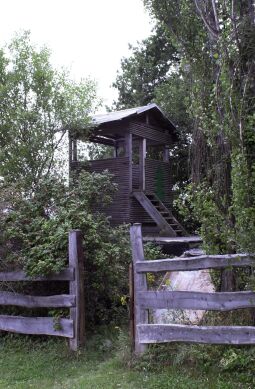 Die private Aussicht neben dem öffentlichen Turm auf dem Keilberg bei Schneeberg.