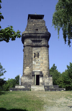 Der Aussichtsturm auf dem Kemmler bei Plauen im Vogtland.