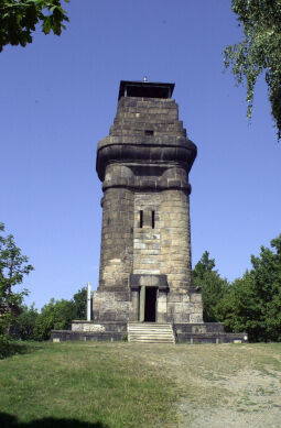 Der Aussichtsturm auf dem Kemmler bei Plauen im Vogtland.