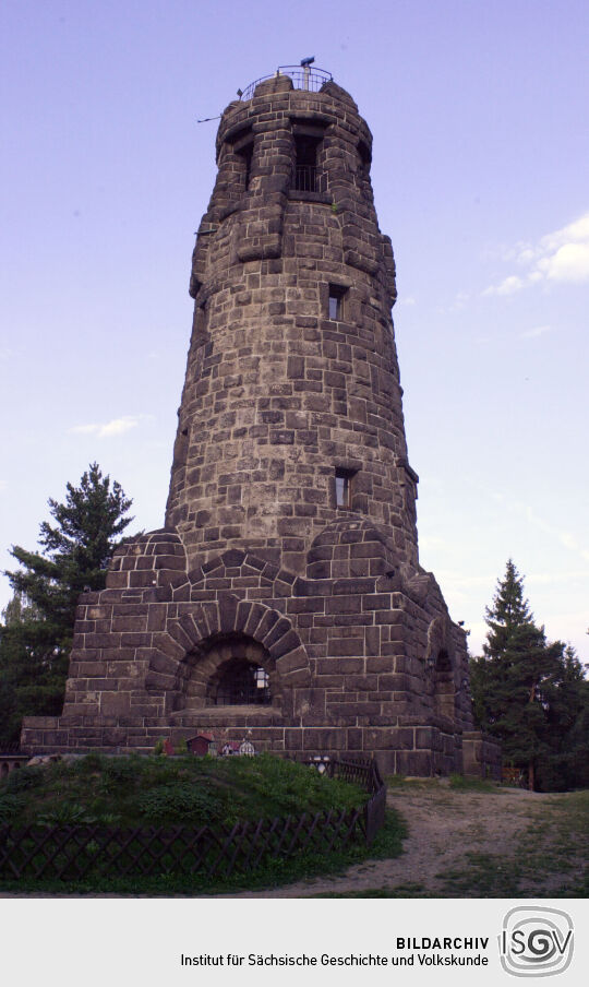 Der Aussichtsturm auf dem Kuhberg bei Netzschkau.