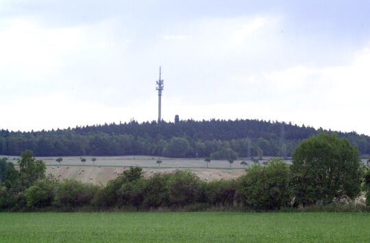 Blick zum Kuhberg bei Netzschkau aus westlicher Richtung.
