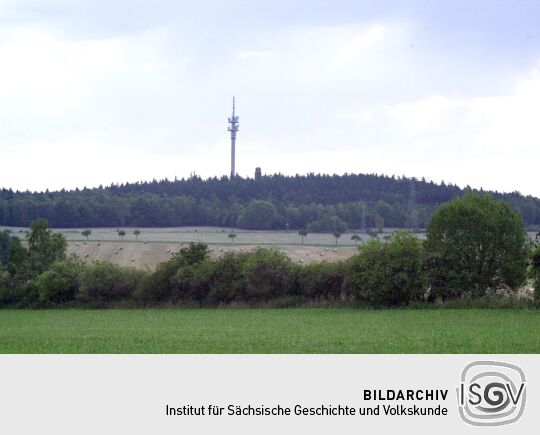 Blick zum Kuhberg bei Netzschkau aus westlicher Richtung.