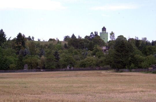Der ehemaligen Wasserturm auf der Höhe in Plauen-Neundorf.