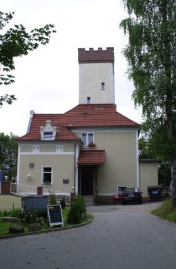 Die Parkwarte in Aue - Gaststätte und Turm.