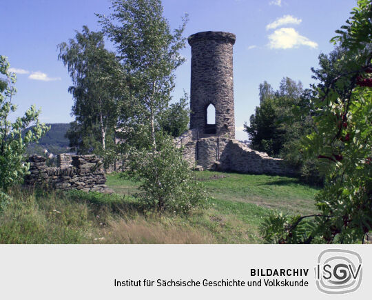 Die Ruine auf dem Schreckenberg in Frohnau.