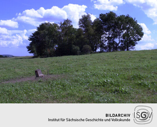 Am Goldkindstein - ein vergesser Aussichtspunkt am Rand von Marienberg.