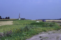 Bild: Straßenraum bei Mulda in Sachsen.