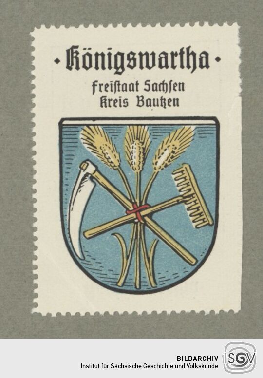 Stadtwappen von Königswartha/-(272200/-)