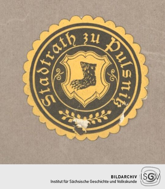 Siegelmarke aus Pulsnitz