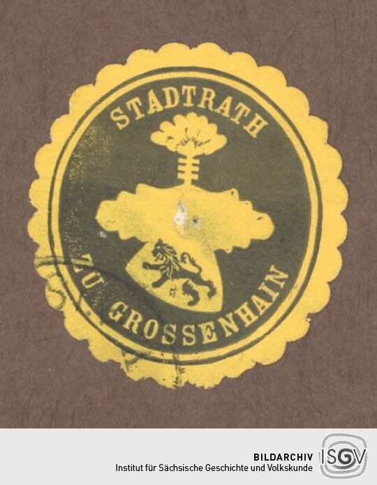 Siegelmarke aus Großenhain