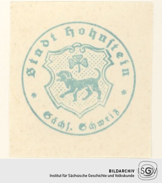 Behördenstempel aus Hohnstein