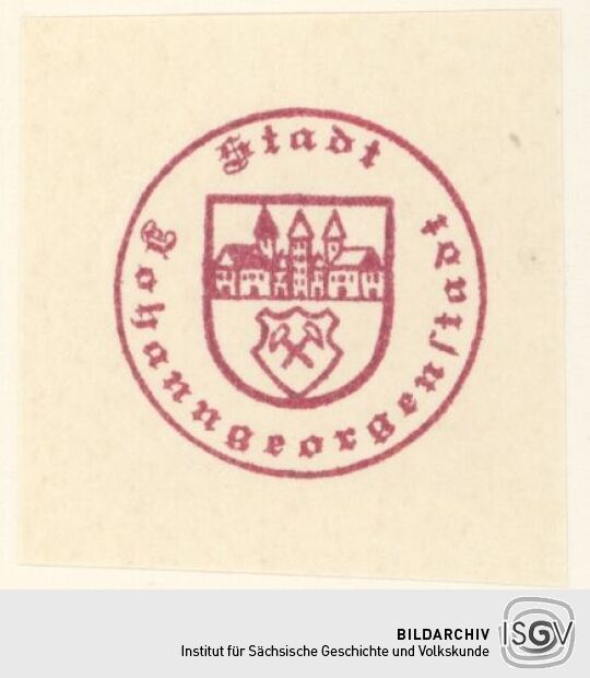Behördenstempel aus Johanngeorgenstadt