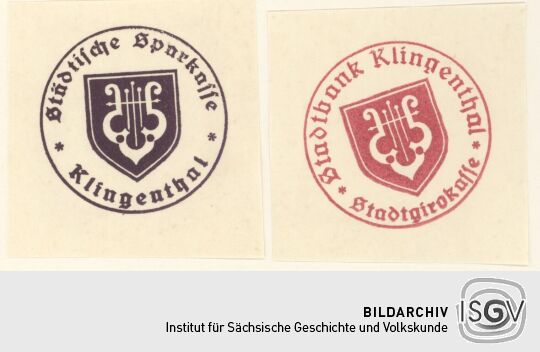 Behördenstempel aus Klingenthal