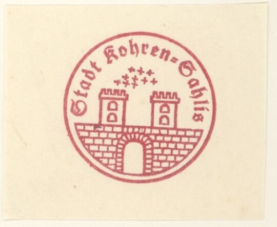 Behördenstempel aus Kohren-Sahlis