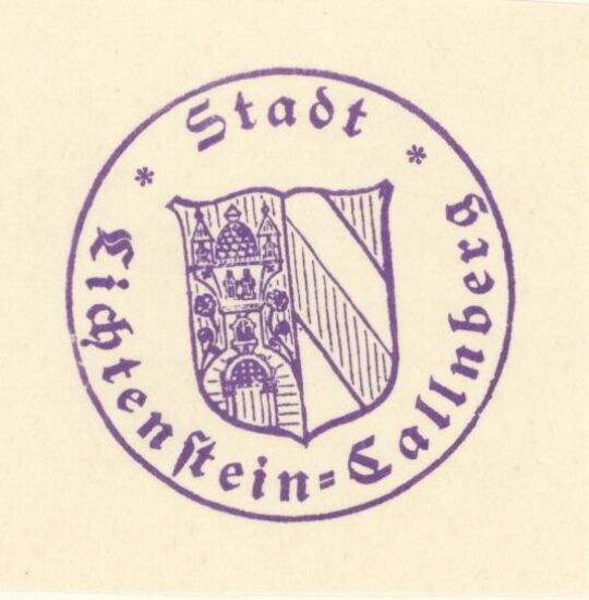 Behördenstempel aus Lichtenstein