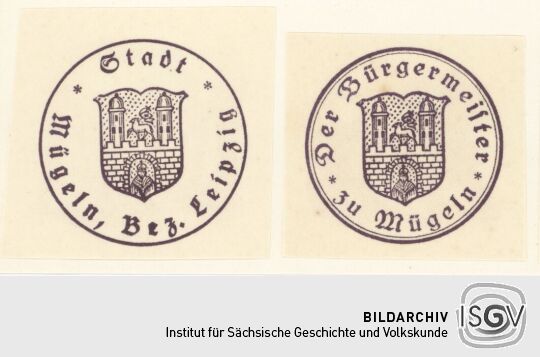 Behördenstempel aus Mügeln