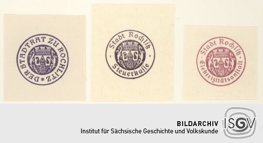 Behördenstempel aus Rochlitz