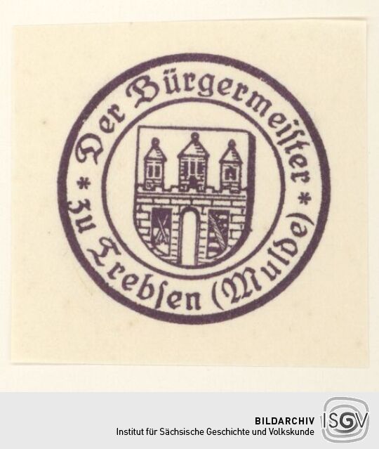 Behördenstempel aus Trebsen