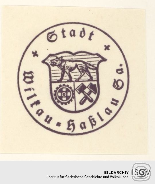 Behördenstempel aus Wilkau-Haßlau