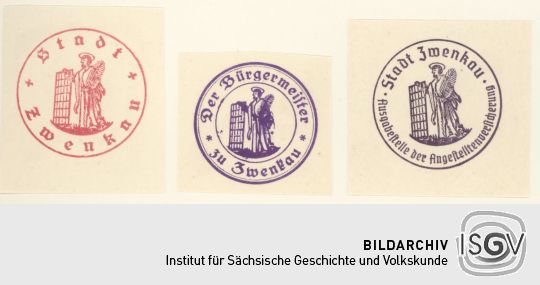 Behördenstempel aus Zwenkau