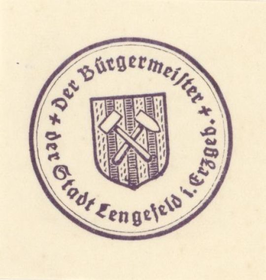 Behördenstempel aus Lengefeld