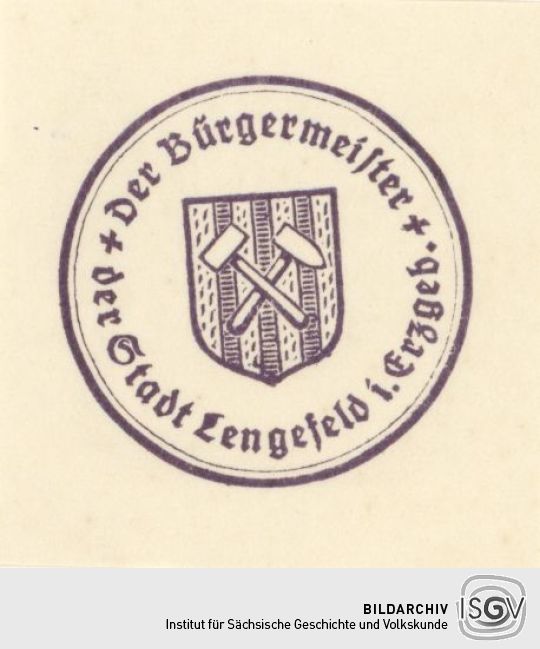 Behördenstempel aus Lengefeld