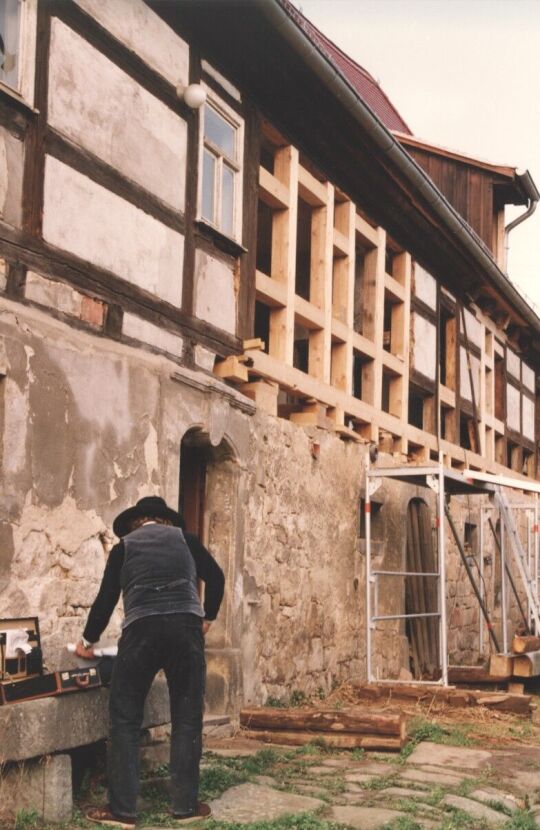 Fachwerkerneuerung - Pirna-Bonnewitz, Am Bonnewitzer Rundling 1