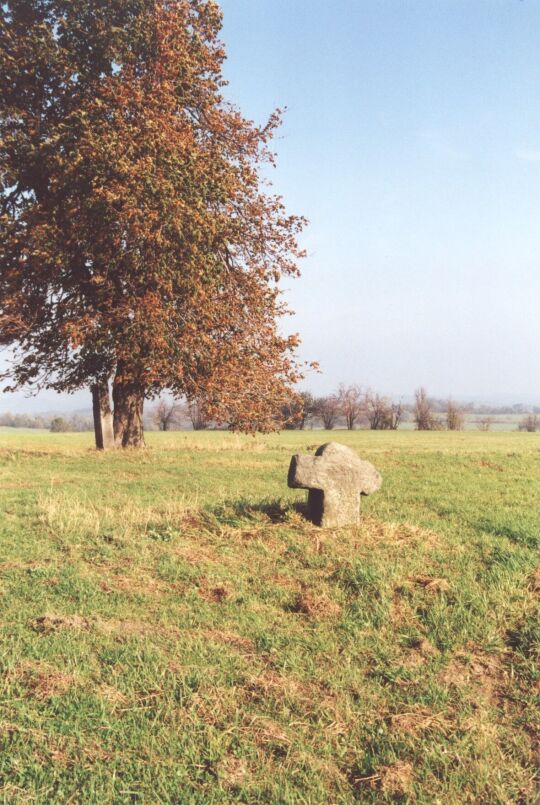 Steinkreuz an der Dorfstraße in Oelsen