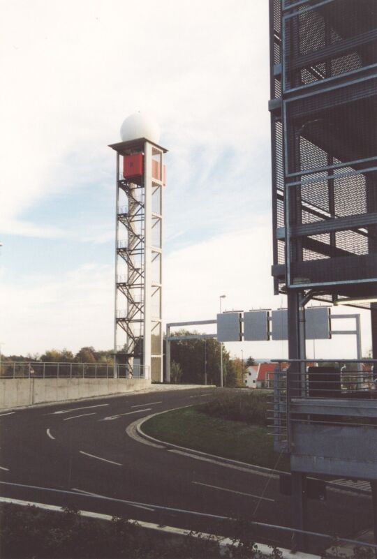 Wasser- und Messturm am Flughafen Klotzsche