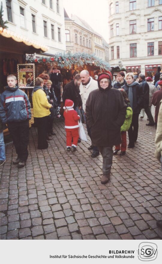 Weihnachtsmarkt auf dem Markt in Pirna