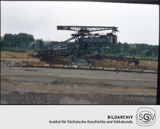 Tagebau mit Bagger: Schleenhain