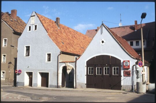 Gebäude der Feuerwehr am Kirchplatz in Dippoldiwalde