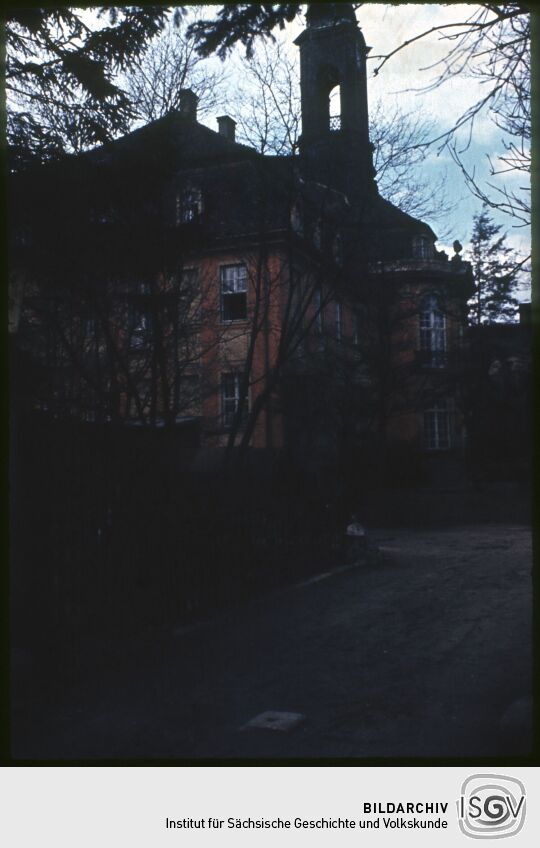 Parkseite des Schlosses Reinhardtsgrimma