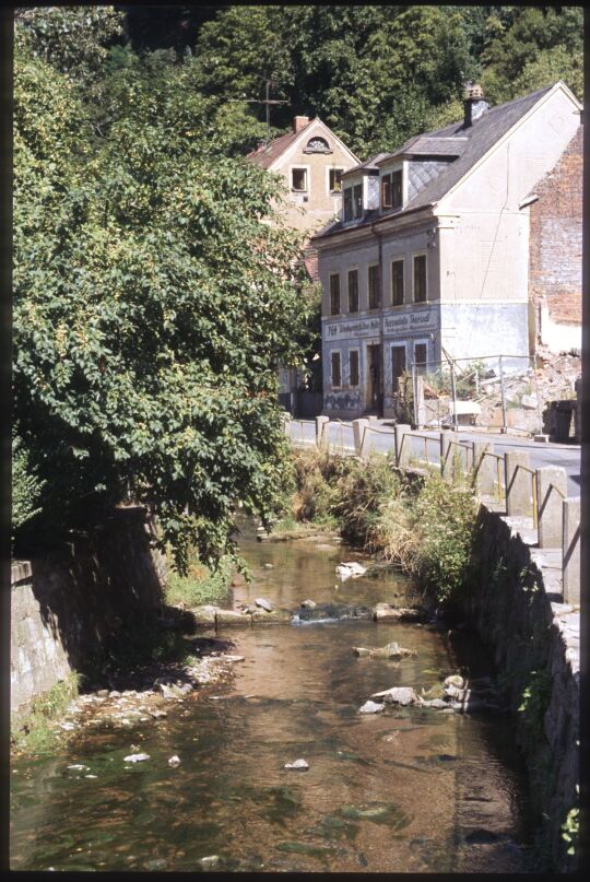 Ortsansicht Tharandt mit Gewässer