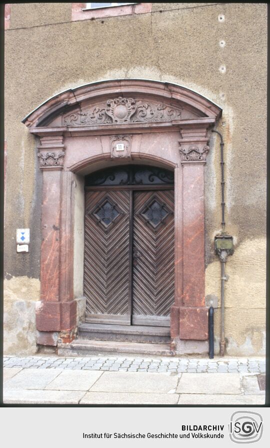 Portal aus Rochlitzer Porphyr in Rochlitz