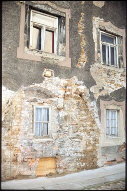 Bild: Gebäude mit Bauschäden in Freiberg