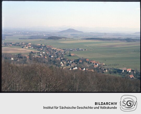 Blick auf die Königshainer Berge