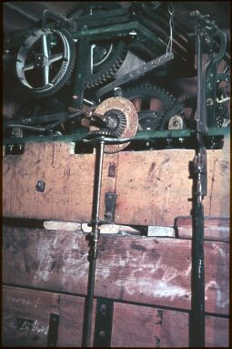 Bild: Uhrwerk in Crostau (Kirchturmuhr?)