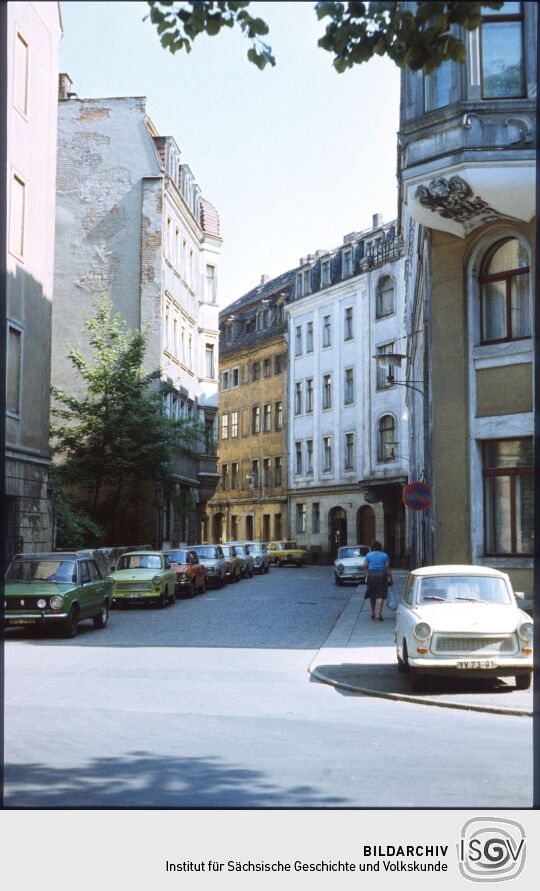 Blick in den Obergraben in Dresden